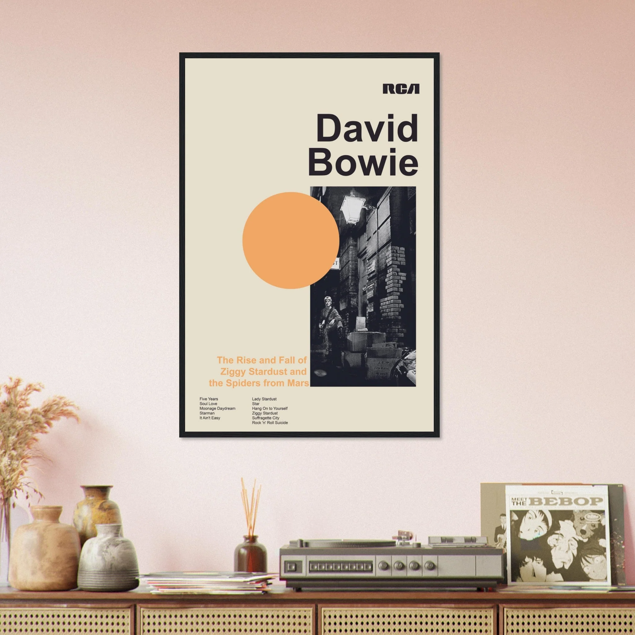 David Bowie - The Rise And Fall Of Ziggy Stardust And The Spiders From Mars - Framed Poster - Image 14