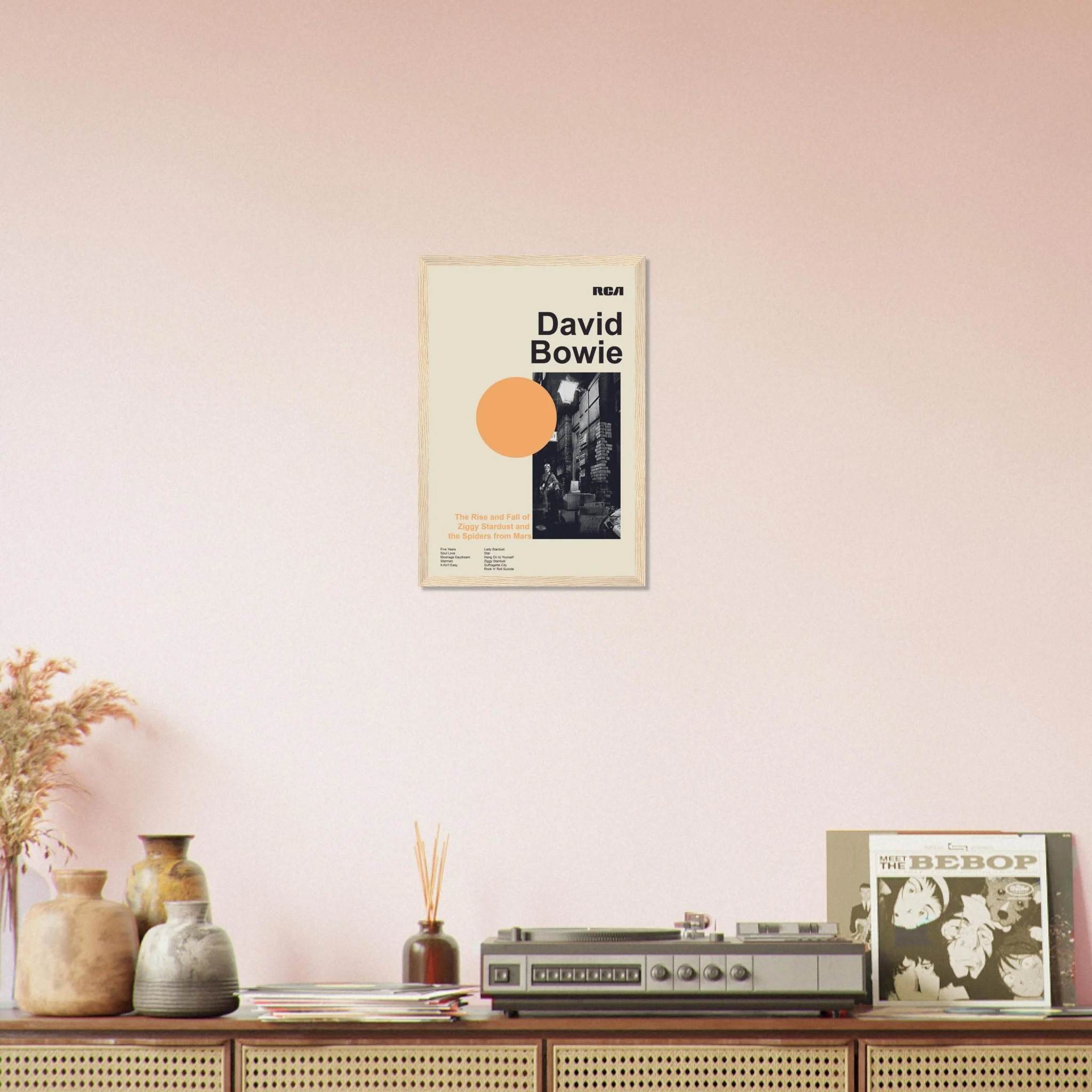 David Bowie - The Rise And Fall Of Ziggy Stardust And The Spiders From Mars - Framed Poster - Image 17