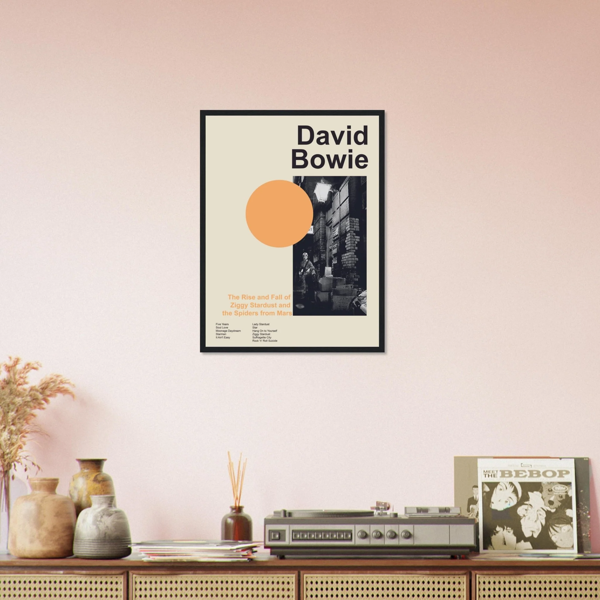 David Bowie - The Rise And Fall Of Ziggy Stardust And The Spiders From Mars - Framed Poster - Image 22