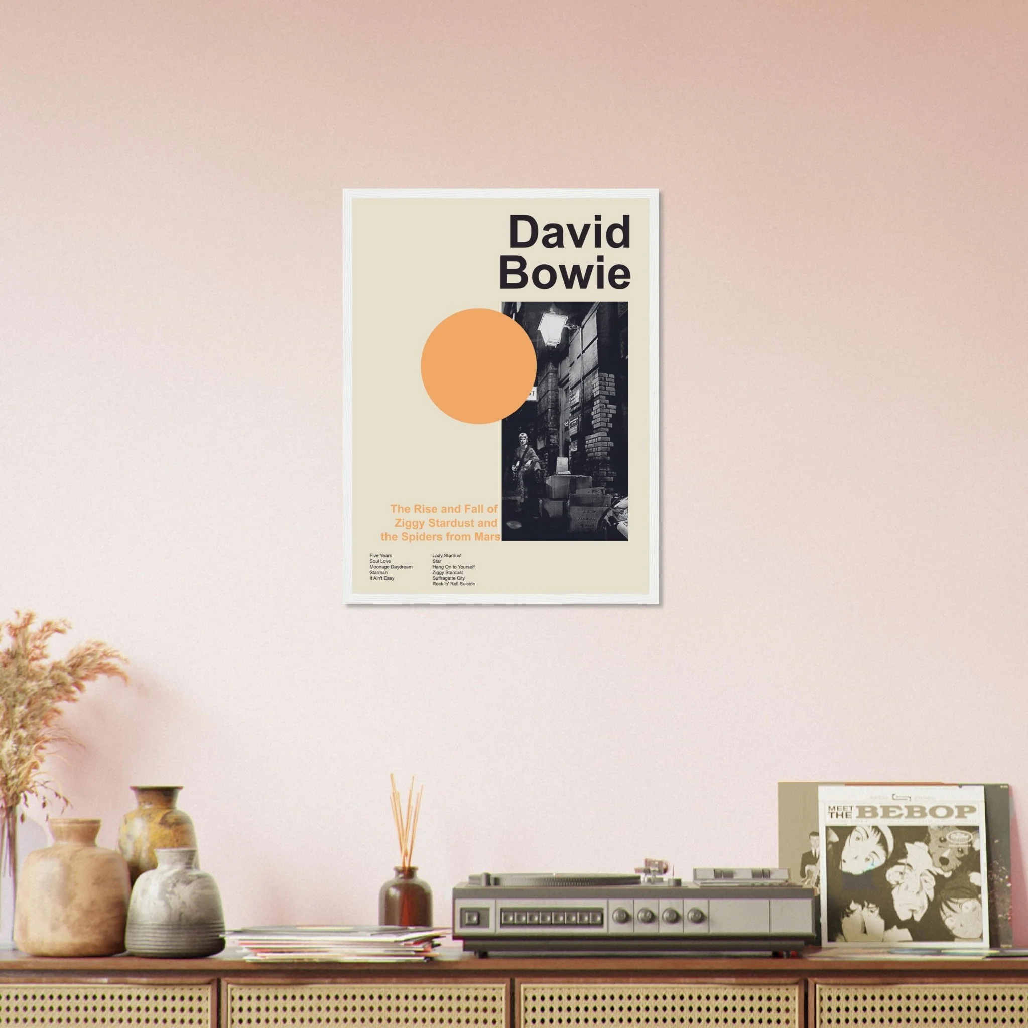 David Bowie - The Rise And Fall Of Ziggy Stardust And The Spiders From Mars - Framed Poster - Image 25