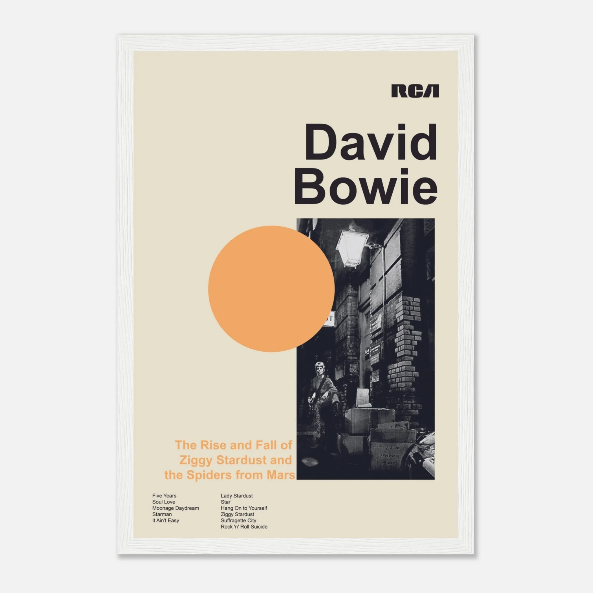 David Bowie - The Rise And Fall Of Ziggy Stardust And The Spiders From Mars - Framed Poster - Image 40