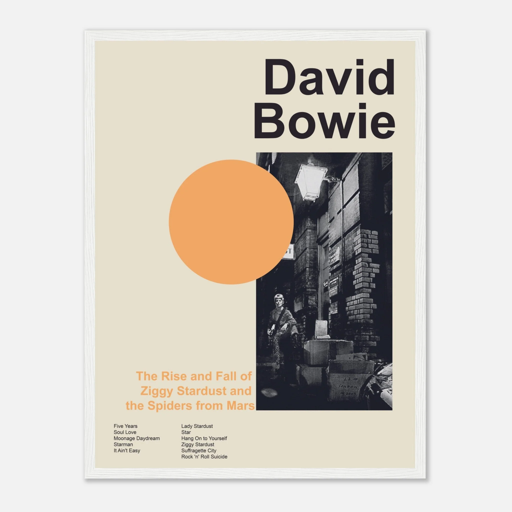 David Bowie - The Rise And Fall Of Ziggy Stardust And The Spiders From Mars - Framed Poster - Image 5