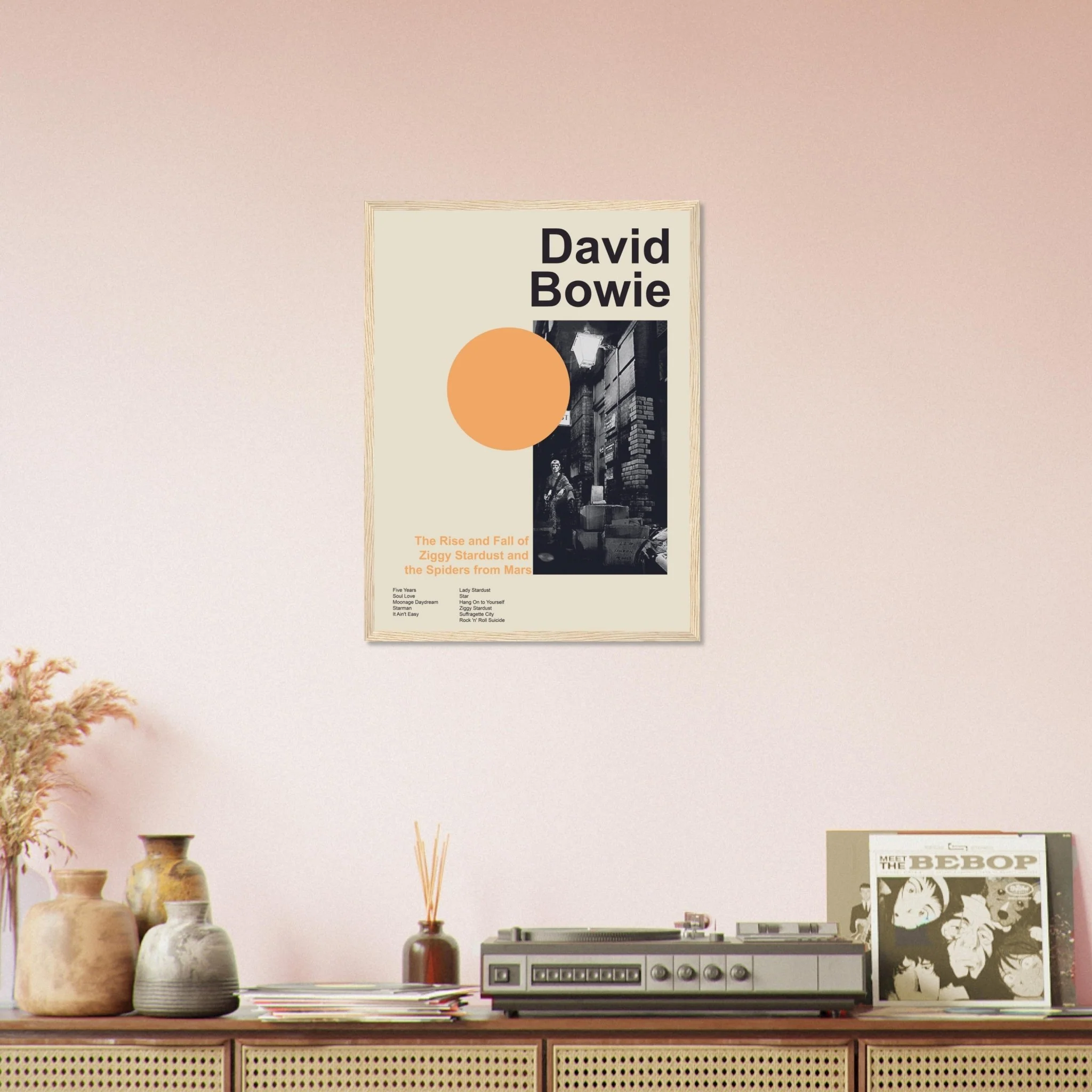 David Bowie - The Rise And Fall Of Ziggy Stardust And The Spiders From Mars - Framed Poster - Image 53