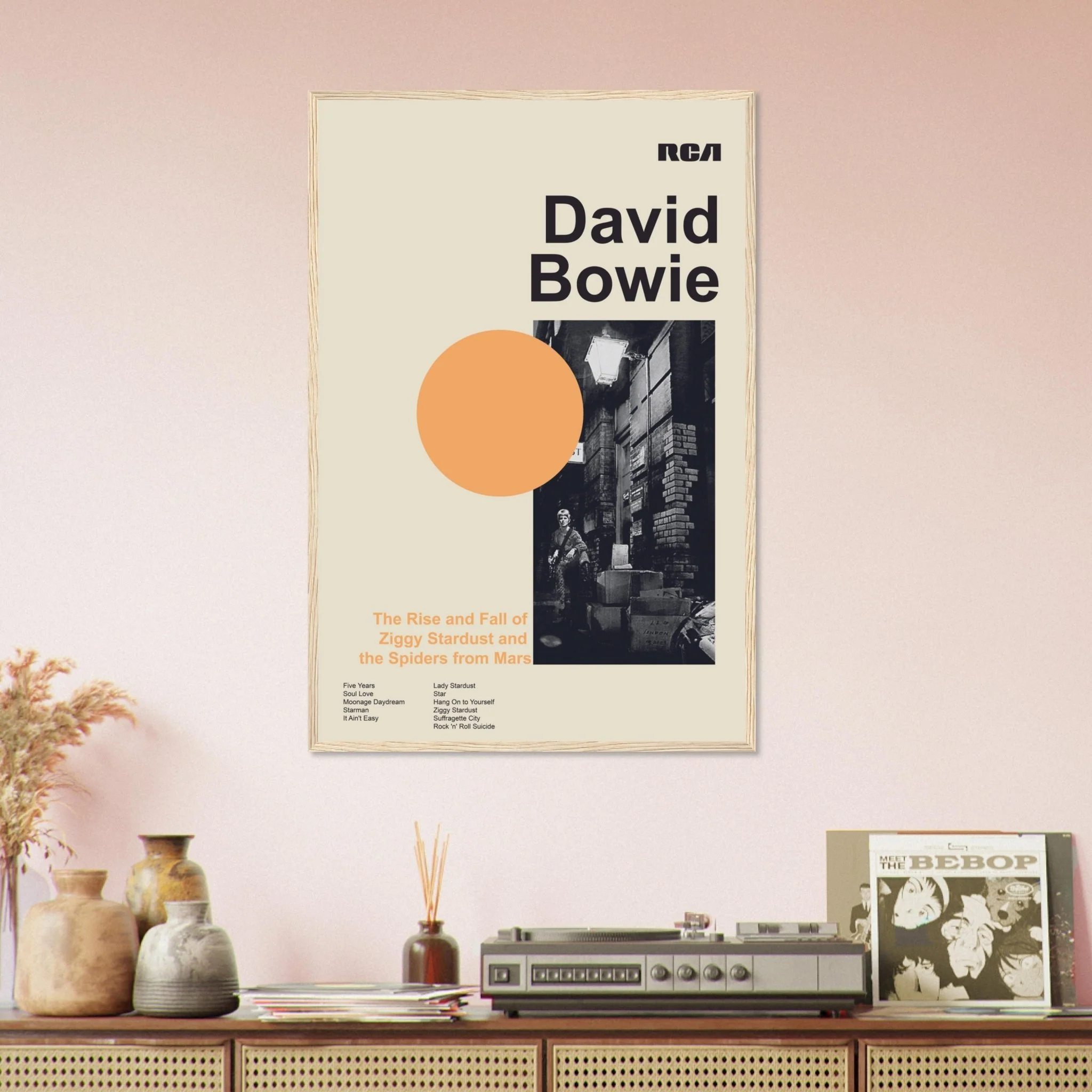David Bowie - The Rise And Fall Of Ziggy Stardust And The Spiders From Mars - Framed Poster - Image 62