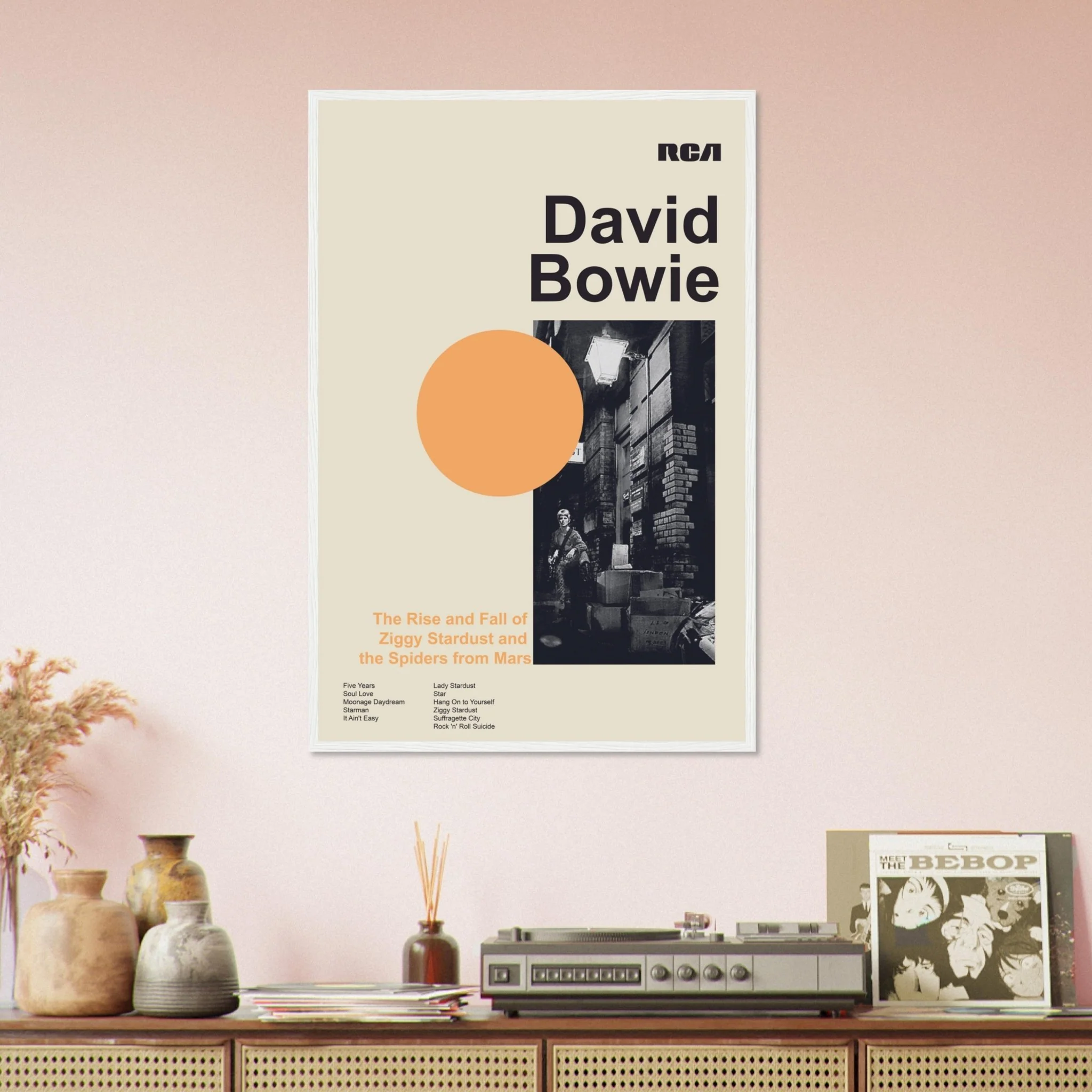 David Bowie - The Rise And Fall Of Ziggy Stardust And The Spiders From Mars - Framed Poster - Image 65